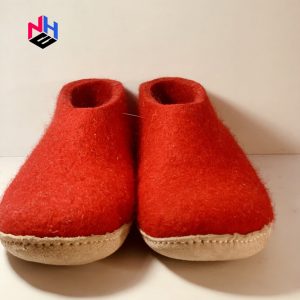 Wholesale Red Felt Wool Shoes