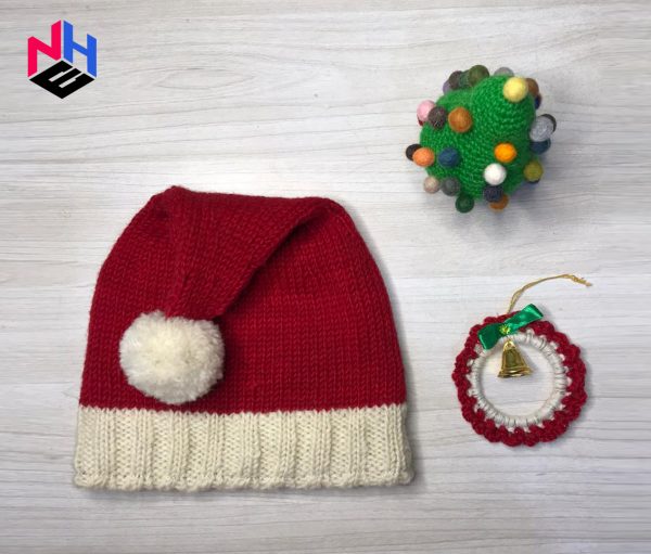 Wool Christmas Santa Hat