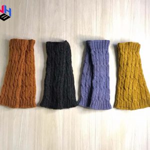 Wool Cable Knitted Leg Warmer